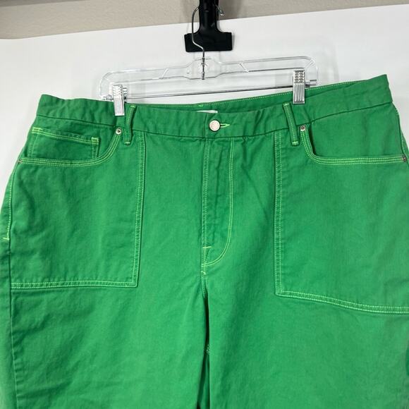 Good American Good '90s Carpenter Jeans in Summer Green02 - Picture 2 of 7